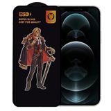 Bzontech İphone 12 Pro Max ile Uyumlu Anti Statik Ekran Koruyucu Toz Tutmayan Kırılmaz Cam