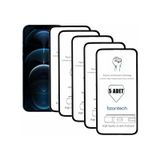 Bzontech İphone 12 Pro Max İle Uyumlu Ekran Koruyucu Tam Kaplayan 5li Set