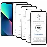 Bzontech İphone 13 İle Uyumlu Ekran Koruyucu Tam Kaplayan 5li Set