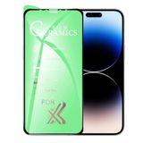 Bzontech iPhone 14 Pro ile Uyumlu Ekran Koruyucu 9D Seramik Nano Tam Kaplayan Kavisli