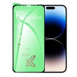 Bzontech iPhone 14 Pro Max ile Uyumlu Ekran Koruyucu 9D Seramik Nano Tam Kaplayan Kavisli Kırılmaz