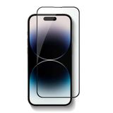 Bzontech iPhone 14 Pro Max ile Uyumlu Ekran Koruyucu 9D Tam Kaplayan Kavisli