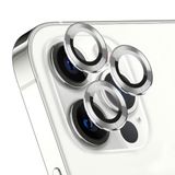 Bzontech iPhone 15 Pro / 15 Pro Max ile Uyumlu Mercek Lens Kamera Koruyucu SİLVER