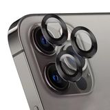 Bzontech iPhone 15 Pro / 15 Pro Max ile Uyumlu Mercek Lens Kamera Koruyucu SİYAH Titanium