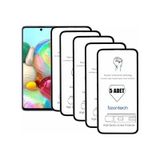 Bzontech Samsung Galaxy A71 İle Uyumlu Ekran Koruyucu Tam Kaplayan 5li Set