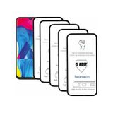 Bzontech Samsung Galaxy M10 İle Uyumlu Ekran Koruyucu Tam Kaplayan 5li Set