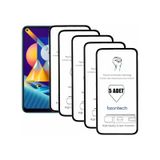 Bzontech Samsung Galaxy M11 İle Uyumlu Ekran Koruyucu Tam Kaplayan 5li Set