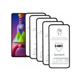 Bzontech Samsung Galaxy M51 İle Uyumlu Ekran Koruyucu Tam Kaplayan 5li Set