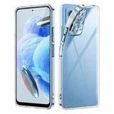 Bzontech Xiaomi Redmi Note 12 Pro 5G ile Uyumlu Kılıf Şeffaf Silikon Kamera Korumalı 3D