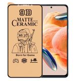 Bzontech Xiaomi Redmi Note 12 Pro ile Uyumlu Ekran Koruyucu 9d Mat Seramik Nano Kırılmaz Cam