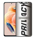 Bzontech Xiaomi Redmi Note 12 Pro ile Uyumlu Hayalet Ekran Koruyucu Mat Seramik Hayalet Gizli