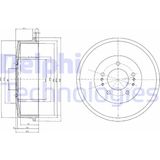 BZT Delphi Fren Kampanasi H-100 94-10 Minibò¼s / Arka TAK1M 2 Adet Takım 2 Adet 52761-44000 - DEL-BF520