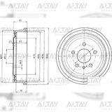 BZT Delphi Fren Kampanasi Vectra B / Zafira A X16XEL-X20DTH-Y20DTH Arka (Tek) Takım 2 Adet 568060 - DEL-BF403