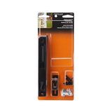 C 1043 Diecast Anahtarsız Sürgülü Kapı Kolu Seti 1 Inç Ila 1-1/8 Inç Kalın Sürgülü Cam Kapılar, Siyah (Tekli Paket) - standart