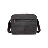 C-Active Askılı Postacı Tipi Dosya Çantası Kanvas Kumaş C Active 1321 - Siyah
