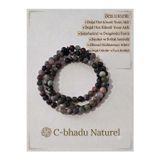C-Bhadu Naturel Sertifikalı 99 Lu 6 Mm Hint Akik Doğaltaş Kolye,Bileklik, Tespih