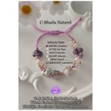 c-bhadu naturel SERTİFİKALI TAÇ ÇAKRA DOĞALTAŞ BİLEKLİK ( AMETİST, AY TAŞI, , HAVLİT, LABRADORİT, SELENİT )