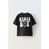 c.c.l. coccolin kids baby clup Erkek Çocuk Oversize Mama's Boy Anne Oğul Baskılı Tişört T-Shirt