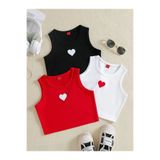 c.c.l. coccolin kids baby clup Kız Çocuk 3'lü Paket Kalp Baskılı Bluz Pamuk Penye