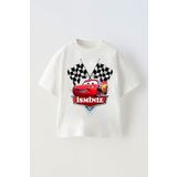 c.c.l. coccolin kids baby clup Şimşek Mcqueen İsme Kişiye Özel Doğum Günü Erkek Çocuk Oversize T-Shirt