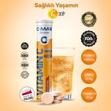 C-MAX C Vitamini + Çinko + Vitamin D3 Efervesan Tablet