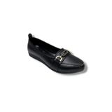 C-Shoes 3077-26 Cilt Taşlı Elips Toka Anatomik Kadın Babet