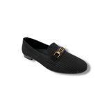 C-Shoes 3106-25 Triko T Taşlı Toka Kadın Babet