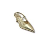 C-Shoes Nb100-26 Parlak Metalik Deri İnce Kısa Topuklu Kadın Stiletto