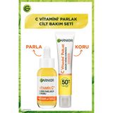 C Vitamin Serum (Niasinamid + Salisilik Asit) + Işıltılı Doku Güneş Koruyucu Krem 50Spf Uv Ua