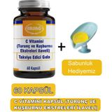 C Vitamini Kapsül,(Turunç ve Kuşburnu Ekstreleri) - Sabunluk Hediyemiz 2038-09