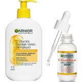 C Vitamini Parlaklık Veren Temizleyici 250 ml & C Vitamini Parlak Süper Aydınlatıcı Serum (30 M