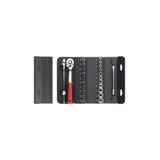 C00-15Rh4 15 Parça 1/4 İnç 6 Köşe Pratik Çantalı Lokma Takımı
