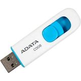 C008-64Gb 64Gb Usb2.0 Classic (White + Blue) Flash Bellek