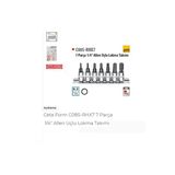 C08s-Rhx7 7 Parça 1/4" Allen Uçlu Lokma Takımı