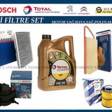 C2 1.4 HDI Filtre Bakım Seti + Motor Yağı (2004-2008)