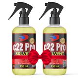 C22 Pro - 2x250 Ml Protez Saç Bant Sökücüsü Temizleyicisi,c22 Solvent