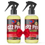 C22 Pro - Protez Saç Bant Sökücüsü Temizleyicisi - 2 X 250 Ml (C22 Alkol Bazlı,C22 Solvent)