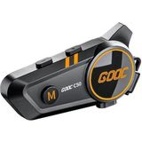 C50 Motosiklet Intercom Kask Kulaklık 1000 Mah Rgb Işıklı Bluetooth Kulaklık IP67 - Lisinya