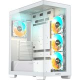 C500P St 50MM Soğutma Mesafeli Rgb Cam Mid-Tower Kasa (Beyaz)