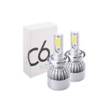 C6 9006 Led Xenon Ampul Şimşek Etkili Beyaz 3800 Lumen