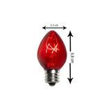 C7 10W Renkli Parfüm Ampul E14 (5 Adet) - 0,5 W - Altın