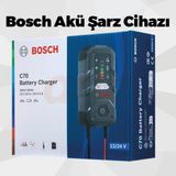 C70 Akü Şarj Cihazı - 10A, 12V/24V, 300 Ah (Model: 0189911070)