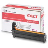 C712 30Bin Sayfa Kapasiteli Magenta Kırmızı Drum 46507414
