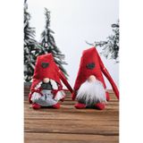 C9 Gnome Yılbaşı Süsü Noel Süsü 2’li Şişe Geçirmeli Set, Noel Baba Gnome Dekorasyon Seti