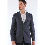 C9055 Dewberry Erkek Ceket-Lacivert- Kahve - M - 6 Drop - Lacivert - Kahve