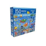 CA Games 150 Parça Canlı Desenli 34x24cm Çocuk Puzzle Yapboz Serisi (Balıklar)