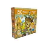 CA Games 150 Parça Canlı Desenli 34x24cm Çocuk Puzzle Yapboz Serisi (Hayvanlar)