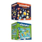 CA Games 2'li Dünyamız ve Gezegenler Yer Puzzle Seti