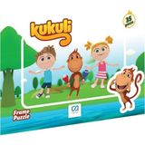 CA Games +3 Yaş Kukuli 35 Parça Frame Puzzle