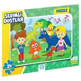 Ca Games 5121 24 Parça Sevimli Dostlar Frame Puzzle